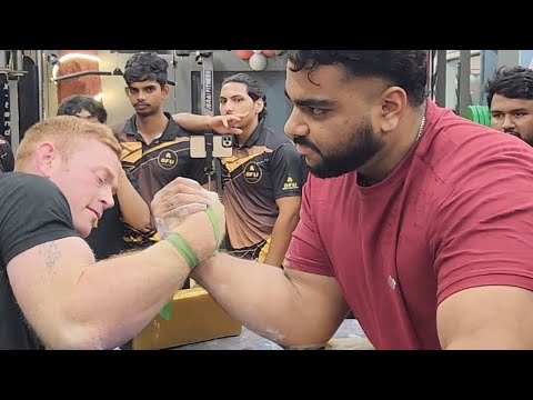 Armwrestling one of Indias Strongest Superheavies  Paarth Sonni.