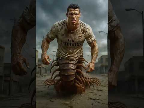 😱🕷️🤖RONALDO MUTATES INTO A COLOSSAL HUMAN CENTIPEDE… MESSI SUITS UP IN IRON MAN ARMOR TO SAVE