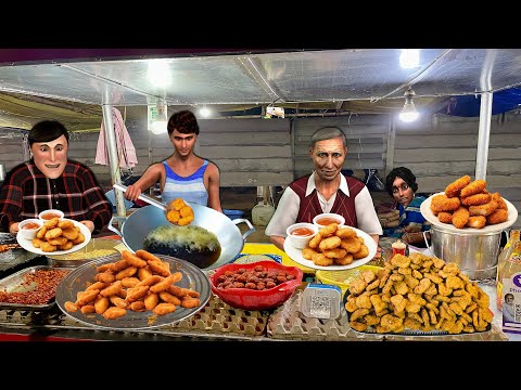 Crispy Chicken Nuggets Homemade Famous Street Food Hindi Kahani Hindi Moral Stories New Comedy Video