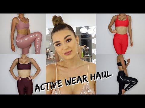 Active Wear Haul & Try On | WHITE FOX BOUTIQUE