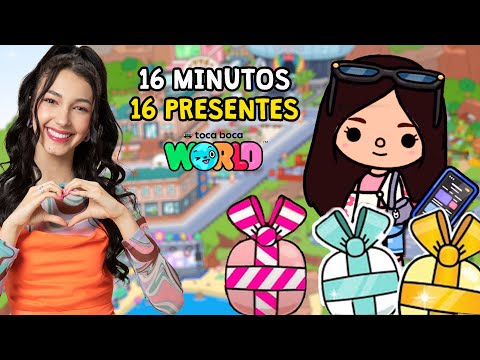 16 PRESENTES EM 16 MINUTOS NO MEU ANIVERSÁRIO NO TOCA LIFE WORLD