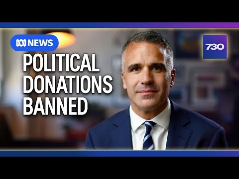 YouTube video thumbnail: Political Donations Banned in South Australia