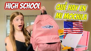 QUE HAY EN MI MOCHILA PARA EL HIGH SCHOOL EN USA 🇺🇸 DANIELA GO