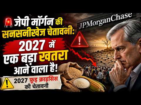 🚨जेपी मॉर्गन की सनसनीखेज चेतावनी: 2027 में एक बड़ा खतरा आने वाला है! | 2027 फ़ूड क्राइसिस की चेतावनी