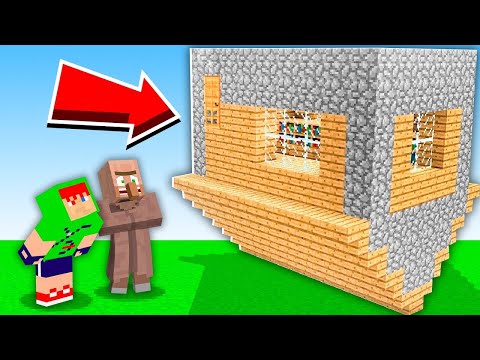 24 HORAS TROLLANDO OS ALDEÕES DA VILA NO MINECRAFT!!