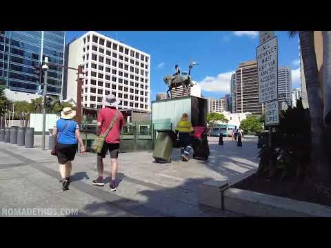 Depopulated Brisbane Metropolis Walking Experience