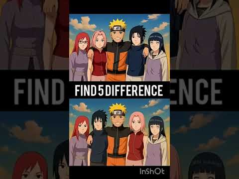 find only 5 difference between photo I give you 670Rs💸✅#anime #memes #naruto #madara #kakashi #hinat