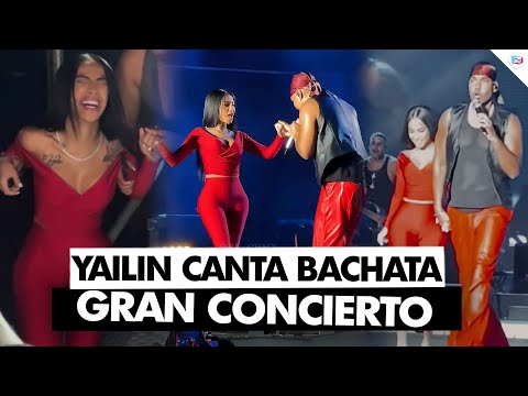 Yailin sorprende cantando bachata junto a Romeo Santos. Así fue el concierto de Yailin junto a Romeo