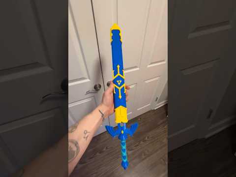 ZELDA MASTER SWORD⚔️🔥 #3d #satisfying #3dprinter #zelda #mastersword #asmr #3dprinting #3dprint