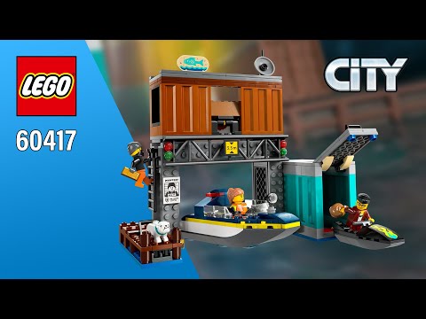 LEGO City Police Speedboat and Crooks' Hideout (60417)[311 pcs] Review @TopBrickBuilderReviews