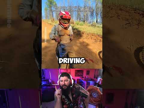 He Missed All The Signs via @Bikelifemaz