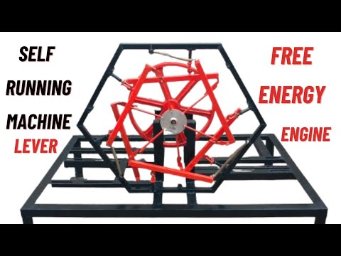 How To Make Free Energy Self Running Machine Lever Engine With 6 Levers Diy Experiment Full Prosses