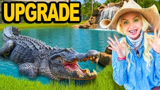 Giant Gator Gets Huge Home Upgrade!