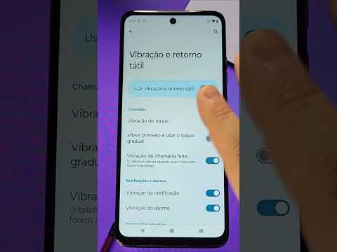 Como Ativar ou Desativar as VIBRAÇÕES no MOTOROLA #shorts #motorola #android #tutorial #vibração