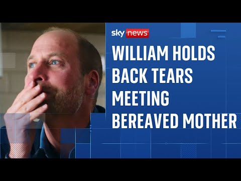 YouTube video thumbnail: Prince William Visibly Moved During Reunion With Bereaved Mother