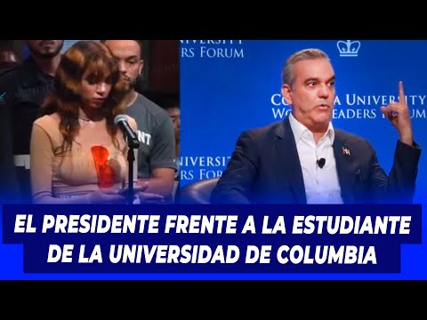 El Presidente frente a la Estudiante de la universidad de Columbia | Extremo a Extremo | Telemicro