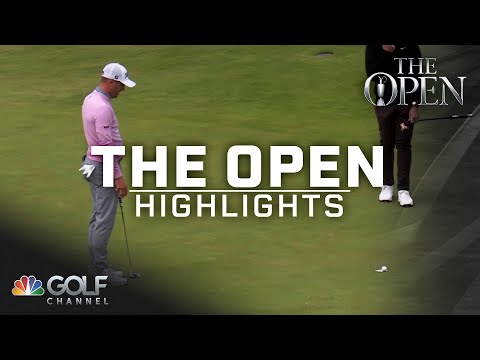 Justin Thomas' putt somehow doesn't fall during Round 2 of The Open | Golf Channel