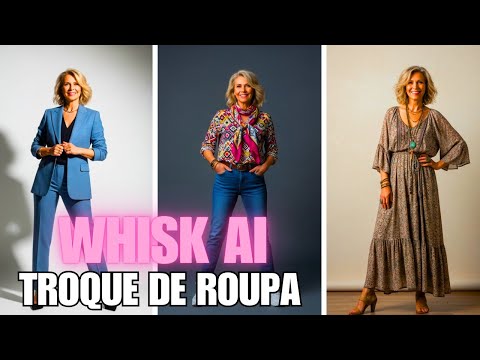 [GOOGLE WHISK AI] Como trocar de ROUPA com IA - Grátis