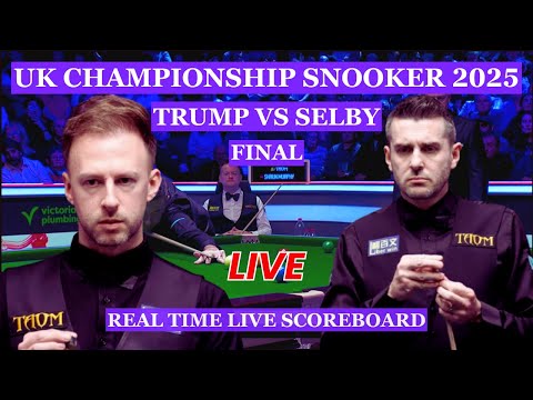 Judd Trump vs Mark Selby Live Scores | UK Championship Snooker 2025 Final
