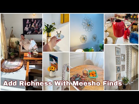 Top Ways to add Richness in Your Home 🖼️🪞🪴Meesho Finds😱