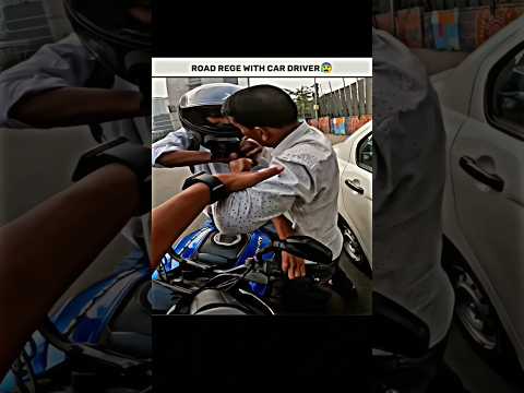 Road Rege With Car Driver 😰 #shorts #rider #motovlog #youtubeshorts