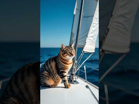 Traveling Cat🐱#ai #catvideos #aicatshorts #aicatstories #aicatstory #aishorts #trending #foryou #ai