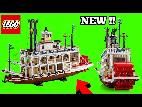 NEW LEGO RIVER STEAM BOAT !!
