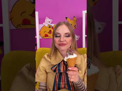 Megan hace labios de chocolate | helado 🍦 de chocolate #shorts