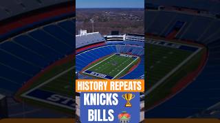 History repeating itself for Buffalo Bills and New York Knicks!!! #knicks #bills #nfl #shorts
