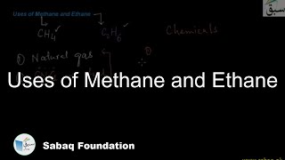 Uses of Methane and Ethane