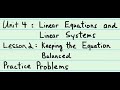 Hanger Diagrams and Linear Equations