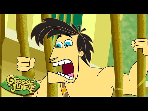 George Goes To Jungle Jail!!🚨| George of the Jungle | 1 Hour of Full Episodes | Cartoons For Kids