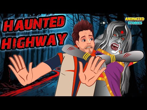 Haunted Highway | Horror stories | Horror Cartoon | Animated Horror Story | Scary | Learn English