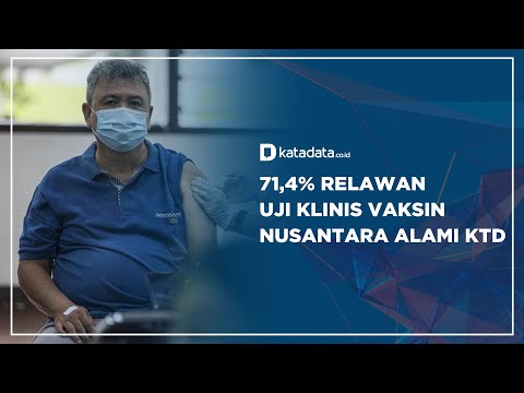 71,4% Relawan Uji Klinis Vaksin Nusantara Alami KTD | Katadata Indonesia