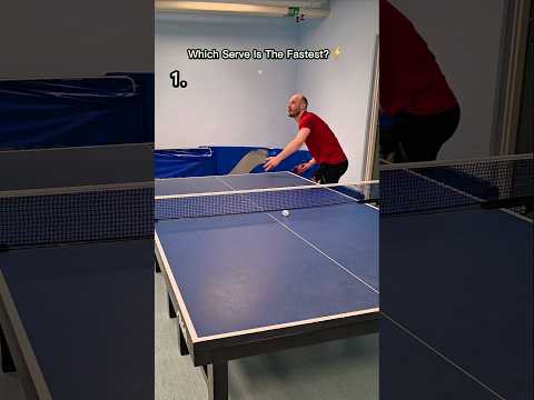 Which table tennis shot is the Fastest?⚡️#tabletennis #pingpong