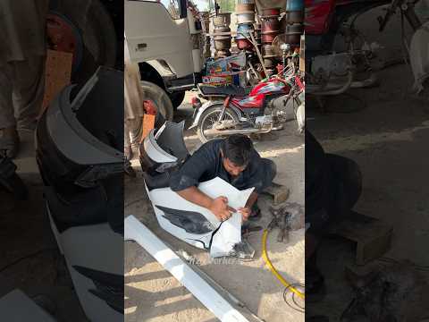 Honda City Car Bumper repair completely process #skills #amazingprocess #greatwork