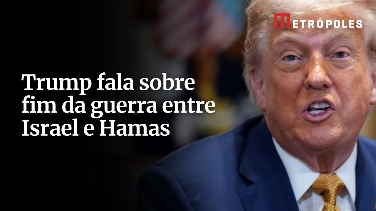 “Acho que temos um acordo sobre Gaza”, diz Trump sobre fim da guerra entre Israel e Hamas