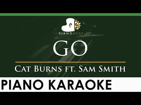 Cat Burns – go ft. Sam Smith – LOWER Key (Piano Karaoke Instrumental)