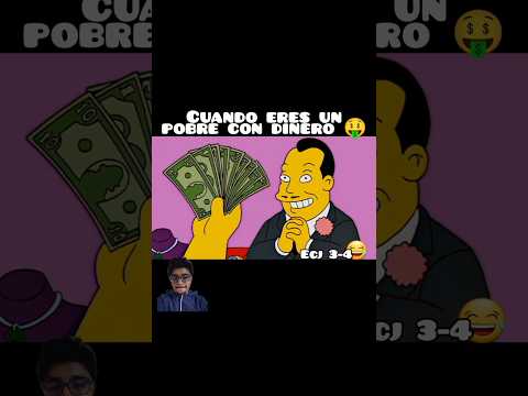 Un pobre con Dinero 🤑 #thesimpsons #simpsons #funny #shorts #shortsfeed #shortsviral