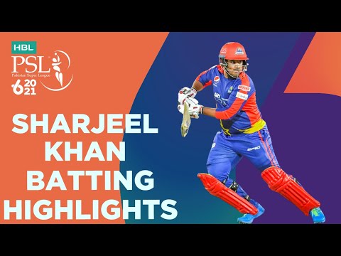 Sharjeel Khan Batting Highlights | Lahore Qalandars vs Karachi Kings | HBL PSL 6 | Match 11 | MG2T