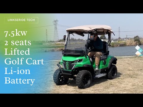 Lithium Electric Golf Cart  2 seats Lifted Golf Cart China Factory 72 Volt Powerful 5KW-7.5KW