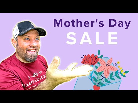 Mother's Day SALES for Ham Radio!  Battery and Solar Panels Sales!