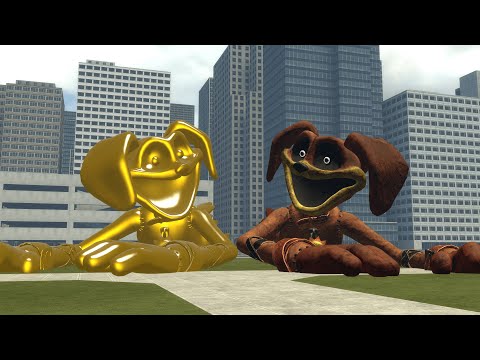 Surviving the Giant Golden Dog-Day from Poppy Playtime | Garry's Mod