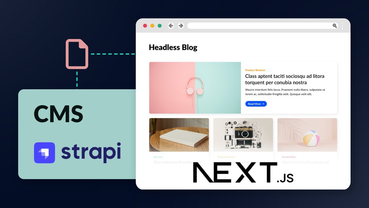 Build a Blog with Next.js and a Headless CMS (Strapi) video thumbnail
