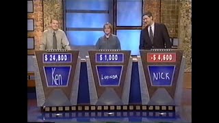 Ken Jennings Day 24 (7/5/2004)