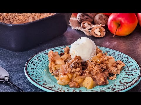 The Best Apple Crumble Ever - Easy Recipe