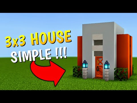 Minecraft Tutorial : Cara Membuat Rumah 3x3 di Minecraft