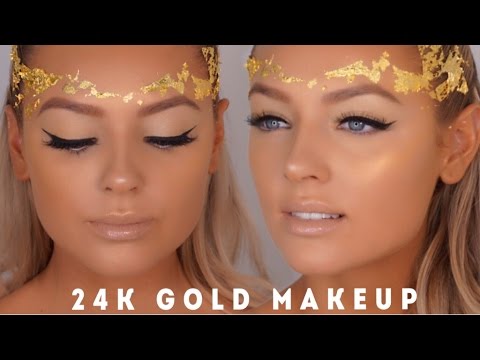 24K GOLD LEAF MAKEUP