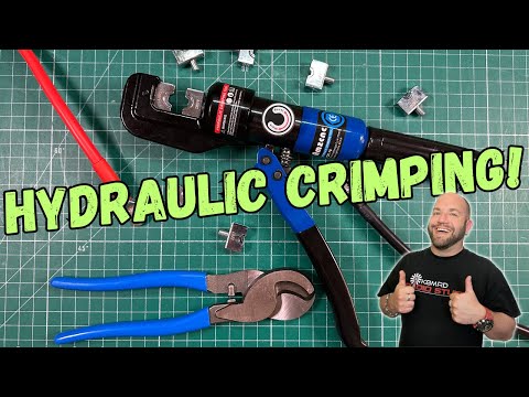 Never Have A Bad Crimp Again!  Use Hydraulics!