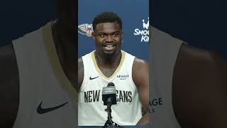 Zion Has High Hopes For The Pelicans' Young Squad 📈 #shorts